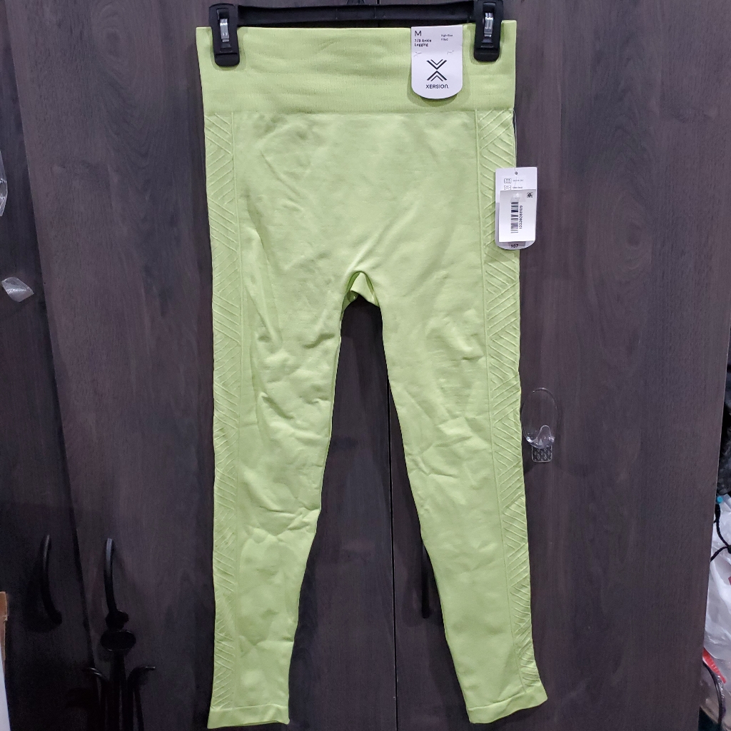 High Rise Fitted Leggings Xersion- 7/8 Ankle Leggings J C Penney Lk Size M